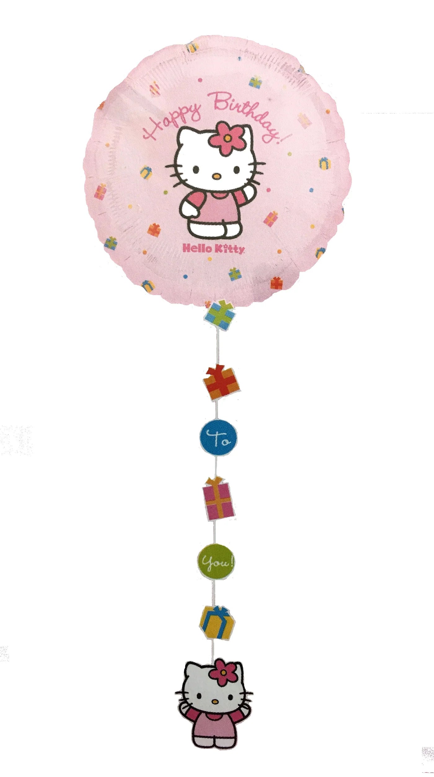 Jumbo Hello Kitty Happy Birthday 54" Pink