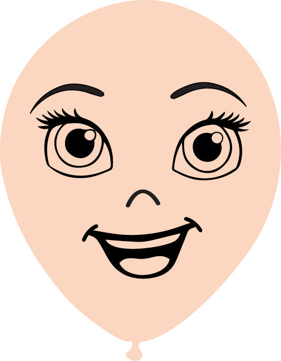 12" Latex Balloons Single Sided