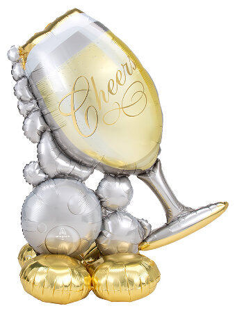 Bubbly Wine Glass AirLoonz